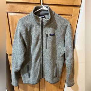 Men’s large grey Patagonia fleece zip up